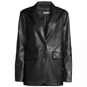 Brand New Apparis  Killian Noir Leather Jacket